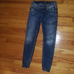 Silver Suki Mid Super Skinny